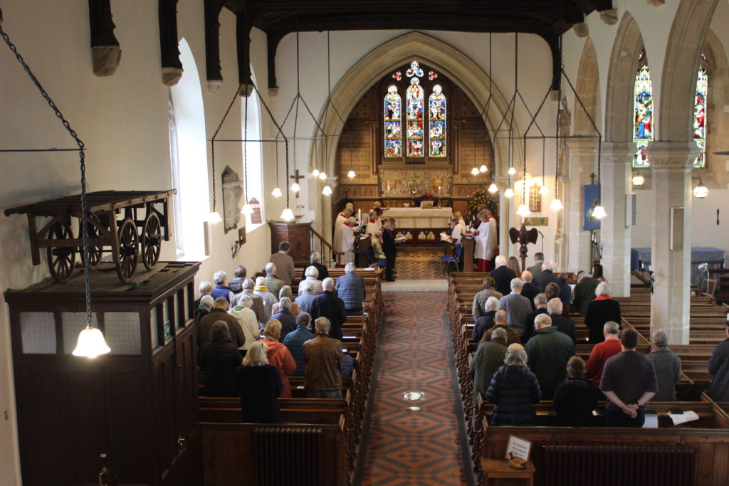 Audreys memorial at St Martins Church