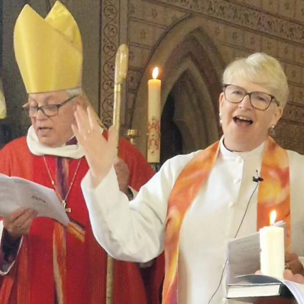Bishop Robert Springett and Rev Lesley Hewish